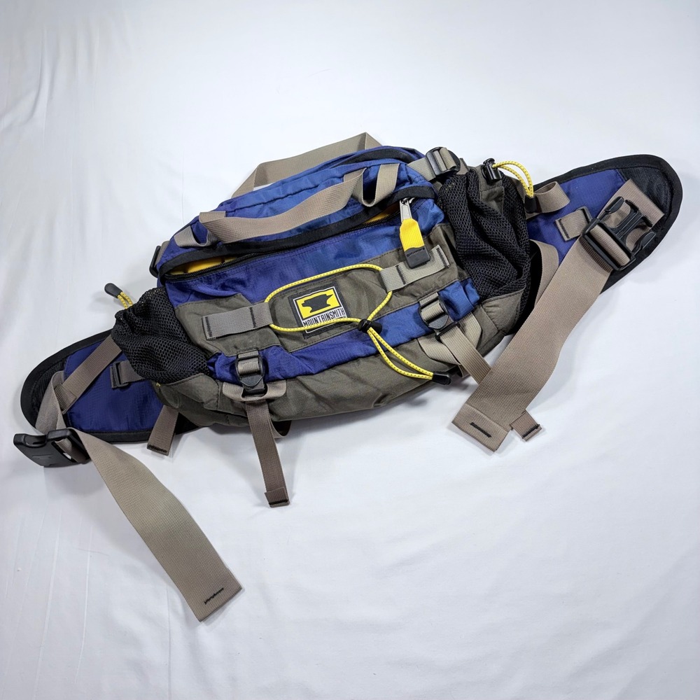 Mountainsmith Day Lumbar Pack Blue Grey Hiking Waist Bag Fanny Pack 13L - Picture 4 of 8